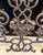Cast Iron Scroll Fireplace Screen For Sale In New York - Image 6 of 14