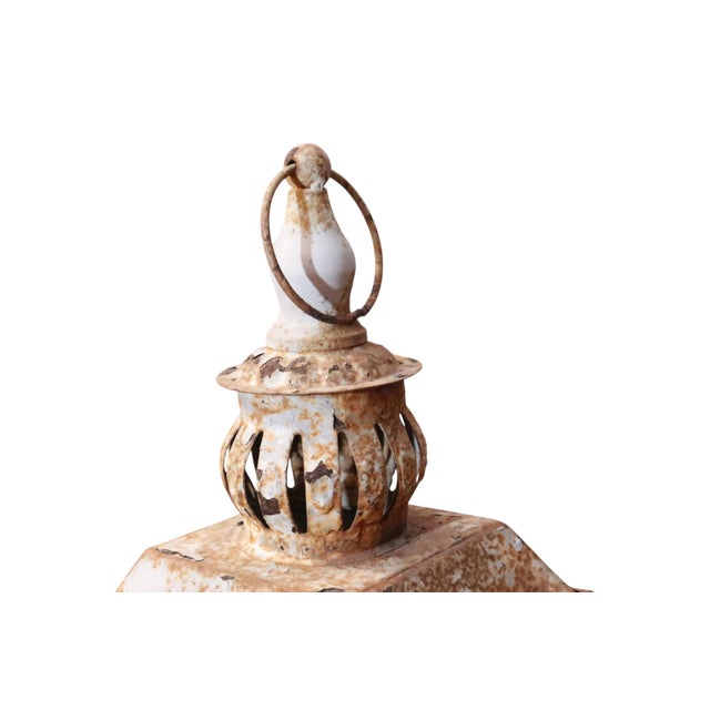 Rustic Pagoda Lanterns, a Pair For Sale - Image 4 of 6