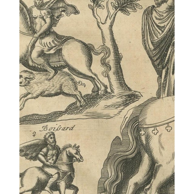 18th Century Montfaucon, Roman Equestrian Statue and Cavalry Reliefs, Montfaucon Engraving, 1722, Engraving For Sale - Image 5 of 8
