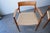 1960s Set of 6 Danish Modern Niels Otto Møller Rosewood Papercord Dining Chairs Models 57 & 77 For Sale In Las Vegas - Image 6 of 17