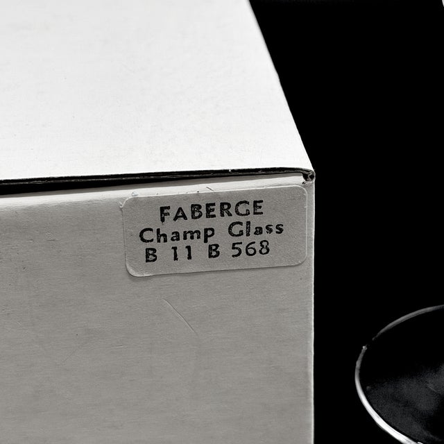 Snow Doves Crystal Champagne Flutes by Igor Carl Fabergé, France, 1982, Set of 12 For Sale - Image 18 of 18