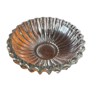 Vintage French Glass Bowl by Pierre D’avesn, 1930s