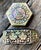 Wood Korean Najeonchilgi Hexagonal Mother-of-Pearl Floral Lacquer Box For Sale - Image 7 of 15
