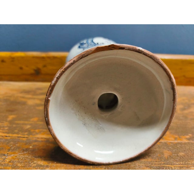 Ceramic Apothecary Jar with Latin Inscription, 18th Century-Early 19th Century For Sale - Image 11 of 17