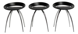 Lyra Stools by Sigurdur Thorsteinson for Magis, 1990s, Set of 3