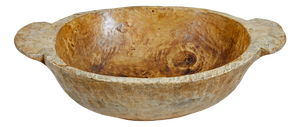 Large Early 20th Century Wooden Bowl, 1900s