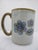 Blue Ken Edwards El Palomar Blue Bird Flowers Mexican Tonala Folk Art Coffee Cup Pair For Sale - Image 8 of 11