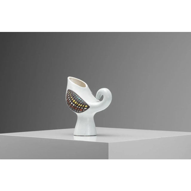 Ceramic Bird Pitcher by Roger Capron, Vallauris, France, 1960s For Sale - Image 3 of 13