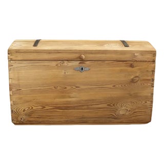 Vintage Chest in Blonde Wood For Sale