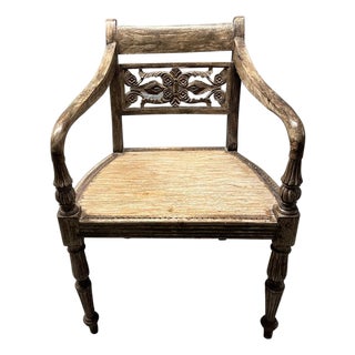 Rare Antique Raffles Arm Chair For Sale