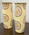 Late 20th Century Sylvia Corrette Ceramic Bullseye Vases, Pair For Sale - Image 5 of 12