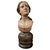 Italian Artist, Carved Polychrome Female Bust Sculpture, 1700s, Lacquered Wood For Sale - Image 12 of 12