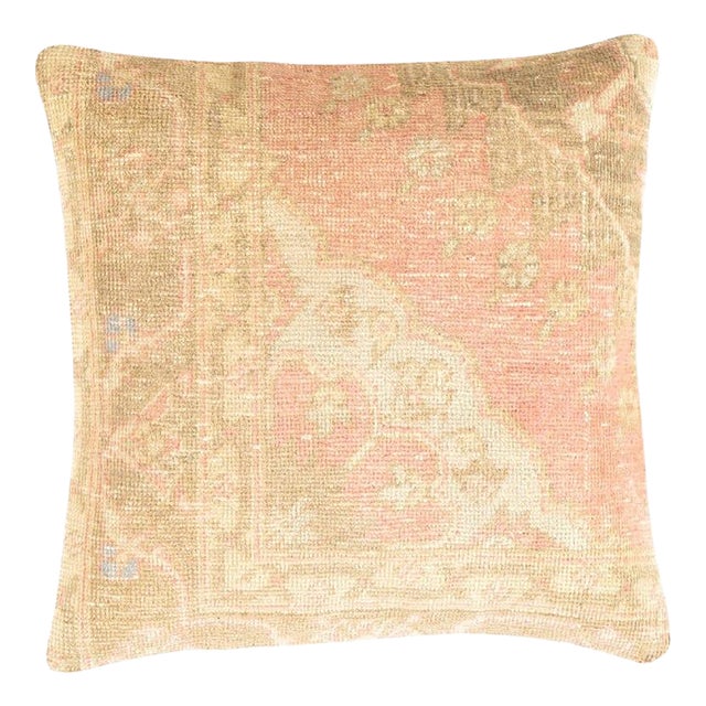 Pasargad DC Vintage Hand Knotted Rug Turkish Pillow For Sale