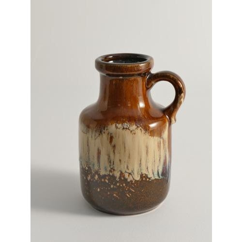 Mid-Century Modern Fat Lava Drip Glaze Ceramic Vase, West Germany, 1970s For Sale - Image 11 of 16