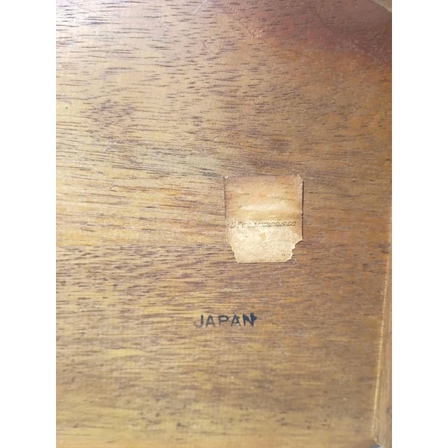 1960s Jewelry Armoire Box With Drawers Whimsigoth Tambour Keepsake Chest Vanity Top Dressing Table Dark Academia Victorian Gothic Revival Decor For Sale - Image 9 of 16