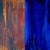Original Large Abstract Blue & Burnt Orange Split Composition Painting on Paper by Casey R. Klein For Sale - Image 9 of 9