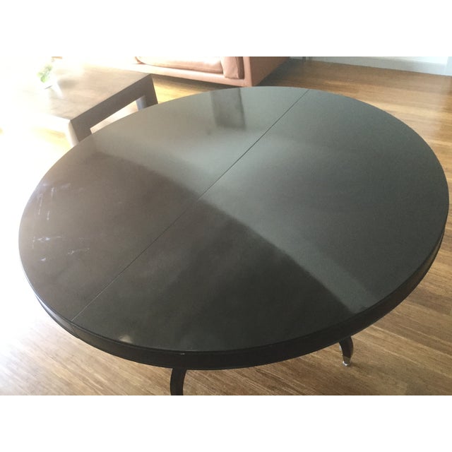 Thomasville Nocturne Round Dining Table & Leaf Chairish