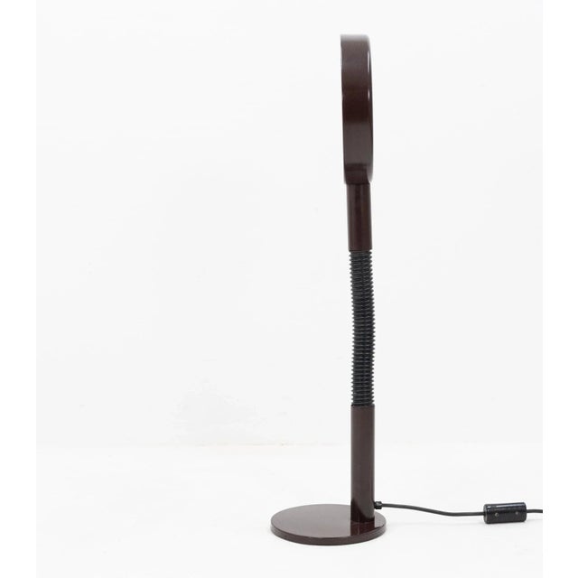 Vintage Dark Brown Desk Lamp from Hala, 1970s For Sale - Image 6 of 8