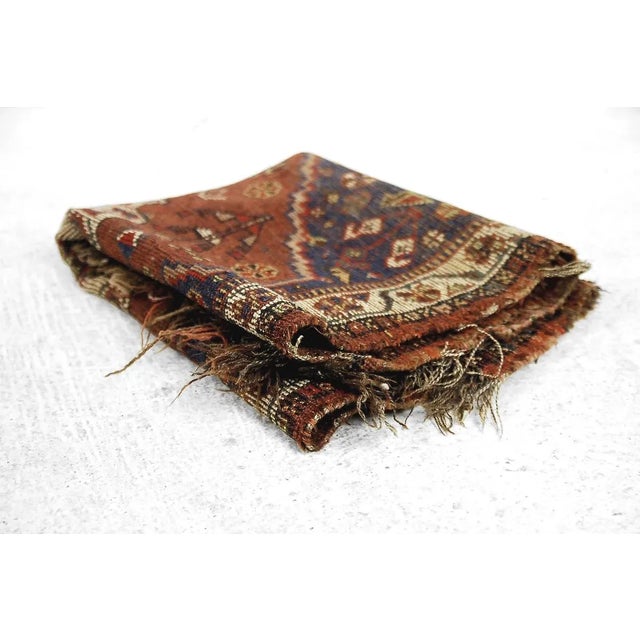 Antique Middle Eastern Hand-Woven Rug, 1880s For Sale - Image 17 of 18