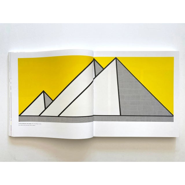 Yellow Roy Lichtenstein Vintage 1994 Landmark Volume Guggenheim Museum Exhibition Large Pop Art Book For Sale - Image 8 of 13