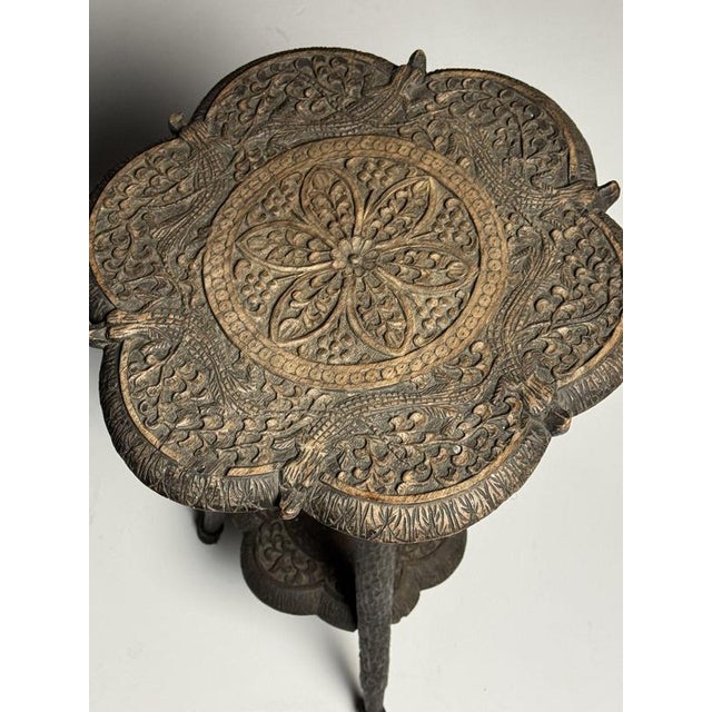 Indian Side Tables, Early 20th Century, Set of 2 For Sale - Image 12 of 14