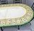 Made in Italy – Hand Painted 1990s Signed Domiziani Deruta Lava Stone Dining Table With 6 Aurora Chairs For Sale In New York - Image 6 of 17