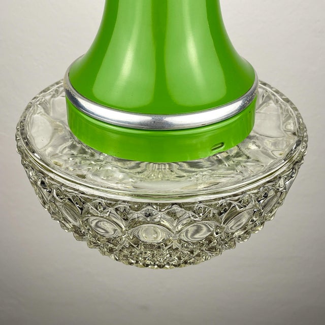 Metal Mid-Century Modern Green Pendant Lamp by Targetti Sankey, 1960s For Sale - Image 7 of 15