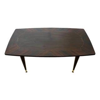 Art Deco Dining Table in Macassar Ebony, 1940s For Sale