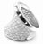 Cartier Chalice 18k White Gold Diamond Large Ring Paper, size 6 For Sale In Philadelphia - Image 6 of 10