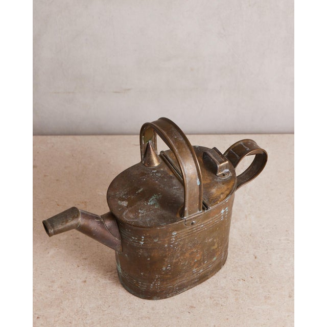 Late 19th Century Victorian Brass Watering Can For Sale - Image 11 of 14