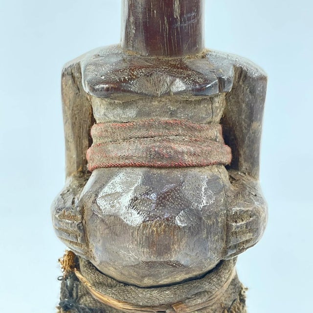 Wood Early 20th Century Songye Figure Miniature For Sale - Image 7 of 9