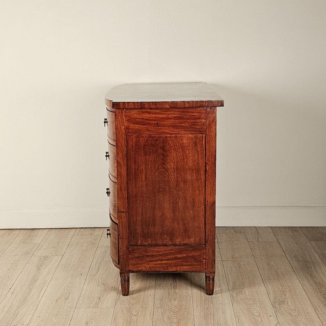 Early 19th Century Early 19th Century Tiger-Striped Mahogany Chest, England Circa 1810 For Sale - Image 5 of 6