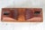 Vintage Quartz Traditional Style Leather Wrapped Wooden Mantel Clock For Sale - Image 13 of 16