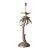 Vintage Tropical Tiki Jungle Safari Banana Palm Tree and Monkey Metal Table Lamp Attributed to Frederick Cooper For Sale