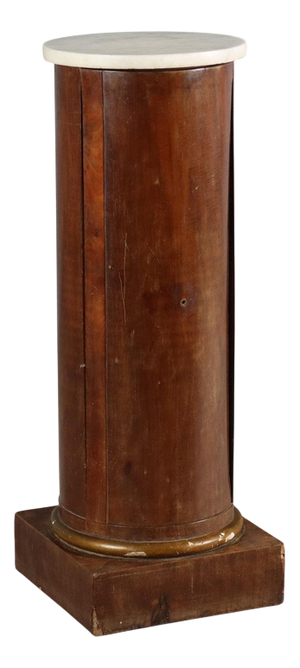 Empire Mahogany Nightstand, Italy, Early 19th Century