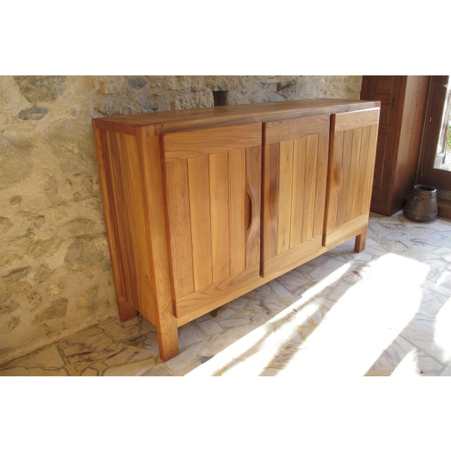 Elm Wood Sideboard Brittany Range from Regain, France, 1960s For Sale - Image 3 of 15