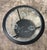 Wood Mid 20th Century Paolo Buffa Style Black Ebonized Italian Art Deco Side Table Ground Glass Top For Sale - Image 7 of 18