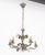 Gray Hollywood Regency Foliate Form Tole Chandelier For Sale - Image 8 of 9