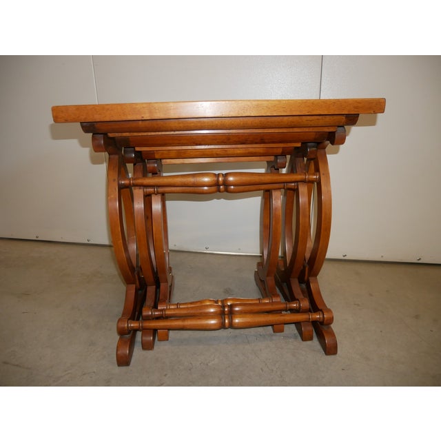 Vintage Nesting Tables, 1980s, Set of 3 For Sale - Image 9 of 16