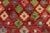 1990s Eclectic Balochi Red/Blue Wool Rug - 3'3''x4'10'' For Sale - Image 5 of 11