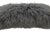 Modern Mongolian Lamb Fur Single Side Pillow in Gray For Sale - Image 4 of 5