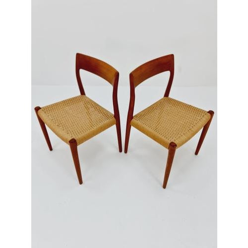 Vintage Danish Teak Model 77 Dining Chair by Niels Otto Møller, 1960s For Sale - Image 5 of 11