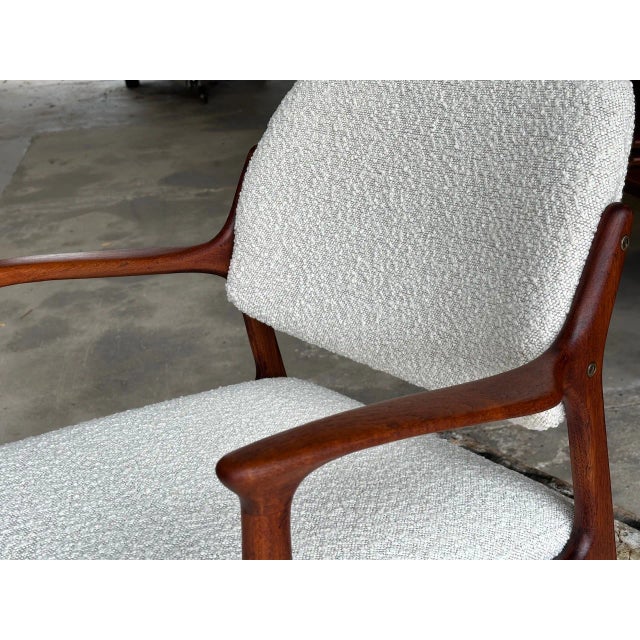 Mid-Century Modern Mid-Century Modern Scandinavian Teak Lounge Armchair by Inge Andersson for Bröderna Andersson, 1960 For Sale - Image 3 of 6