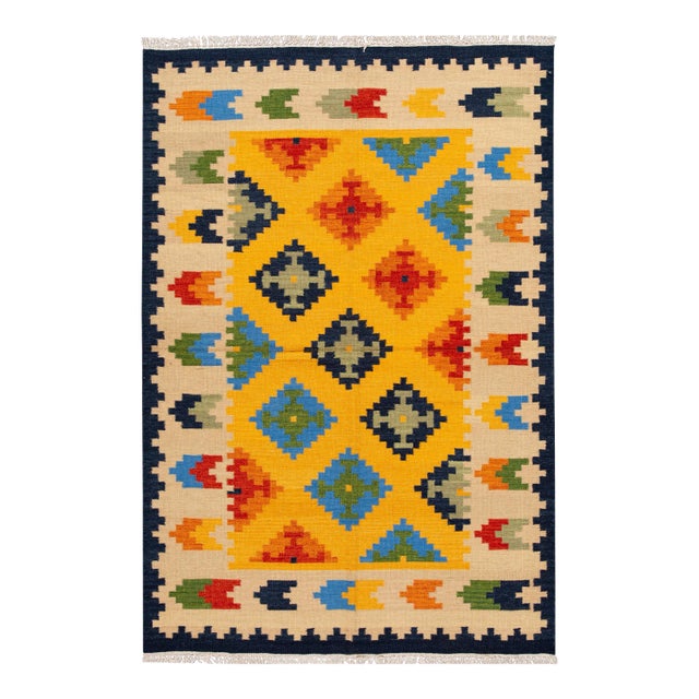 21st Century Modern Kilim Rug 5 '6'' X 8' 2'' For Sale