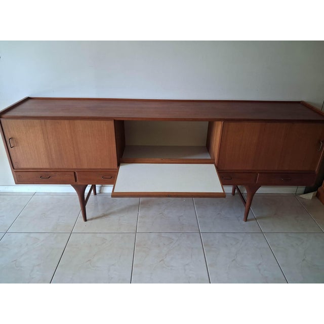 Mid Century Scandinavian Svante Skogh Teak Credenza / Sideboard. For Sale - Image 12 of 13