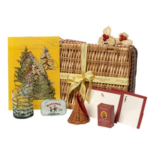 Sharland England The Festive Hamper Gift Basket For Sale