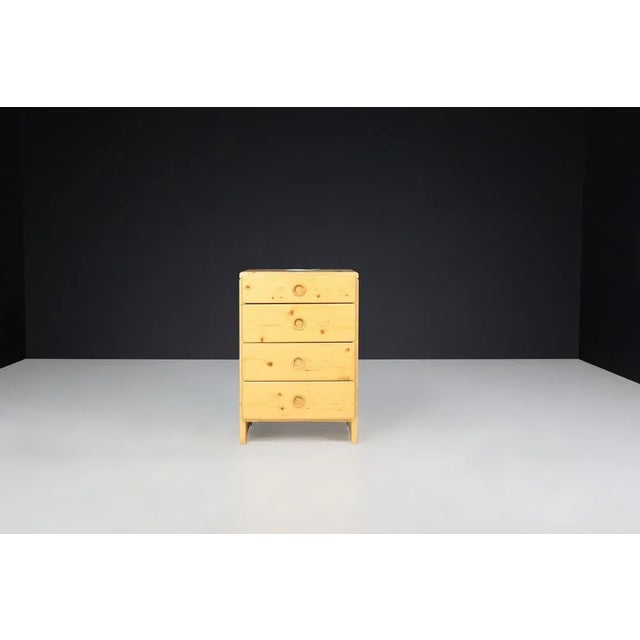 Charlotte Perriand Chest of Drawers for Les Arcs, France 1960s This is a of a pine chest of drawers that was designed by...