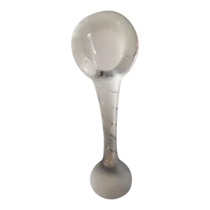 1980s Walther Glass Germany Satin Glass Jack in Pulpit Vase