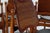 Brown Arne Vodder Sculptural Chairs with a Cane Back and Brass Detailing Denmark - Set of 4 For Sale - Image 8 of 13