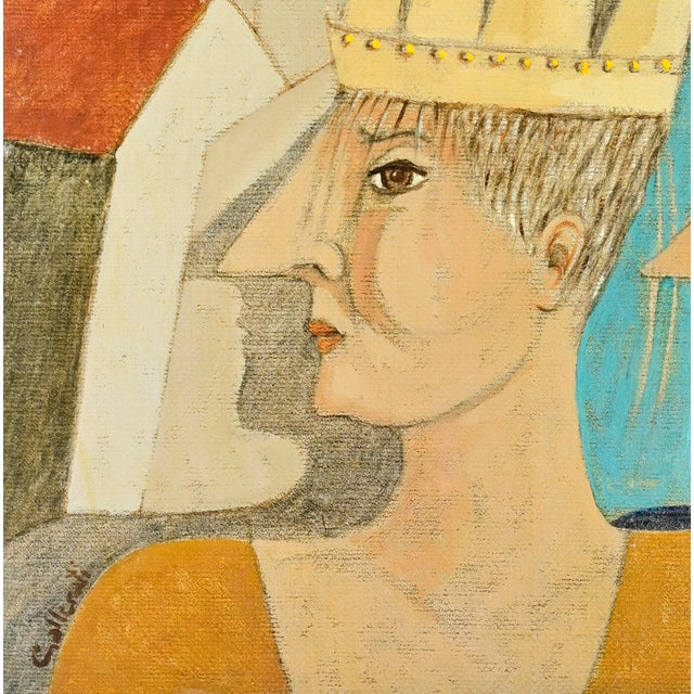 1980s Alberto Gallerati, Hats Off to You, Oil Painting, 1980s For Sale - Image 5 of 6